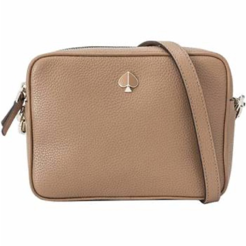 Kate Spade Pecan Brown Polly Medium Camera Bag